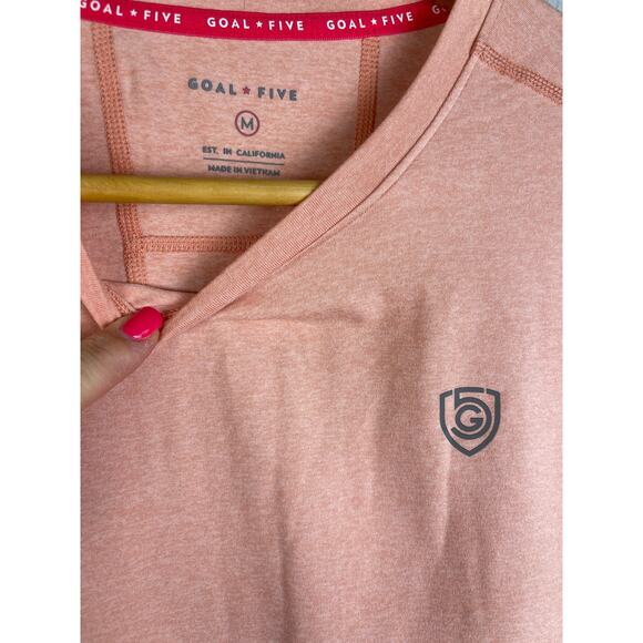 Goal‎ Five Luxe Faded Rose Foudy Women's Longsleeve Workout Top Size Medium - Picture 5 of 9